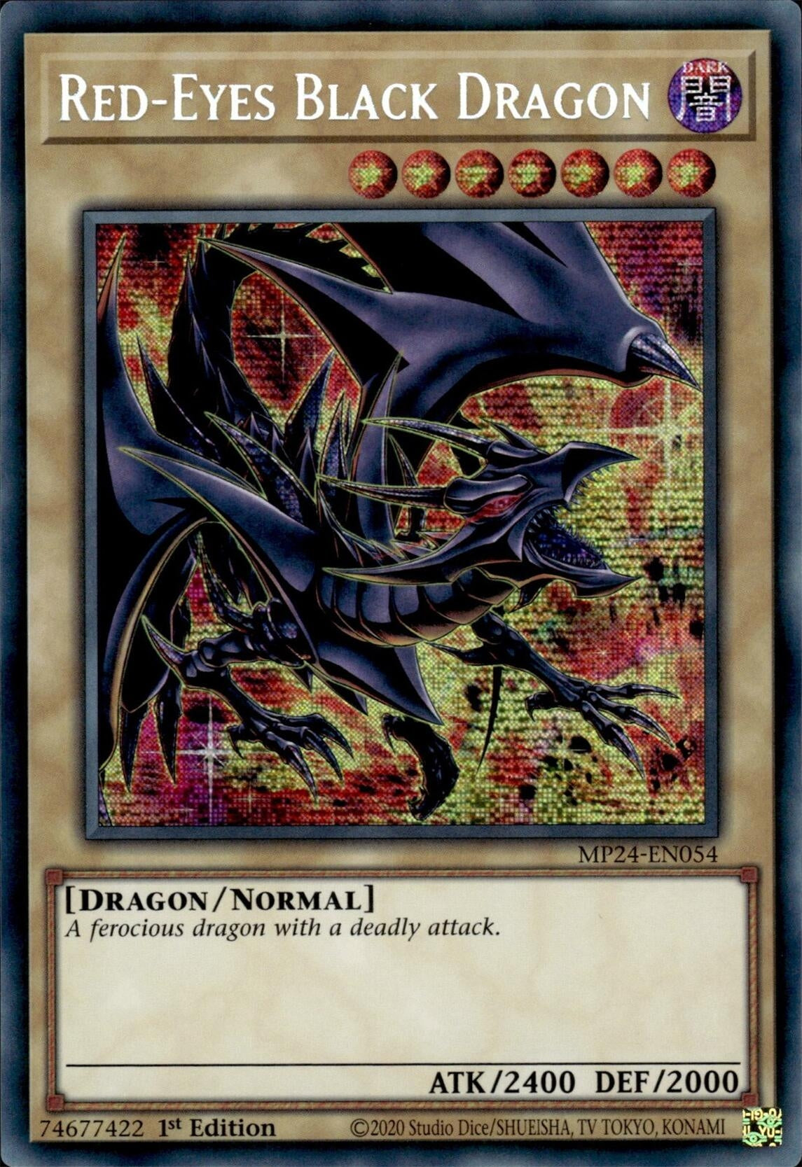 Red-Eyes Black Dragon (Alternate Art) (24054) - YuGiOh Single