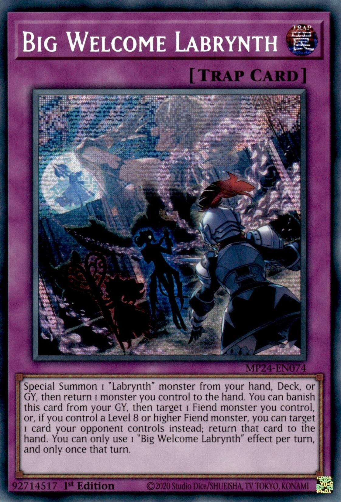 Big Welcome Labrynth (24074) - YuGiOh Single