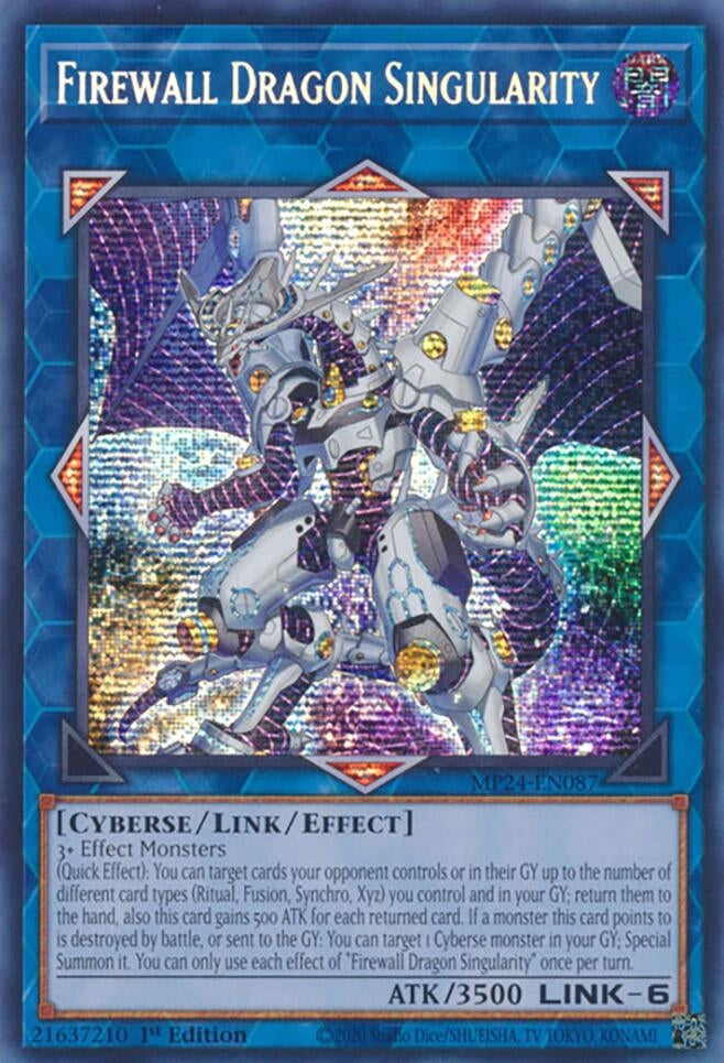Firewall Dragon Singularity (24087) - YuGiOh Single