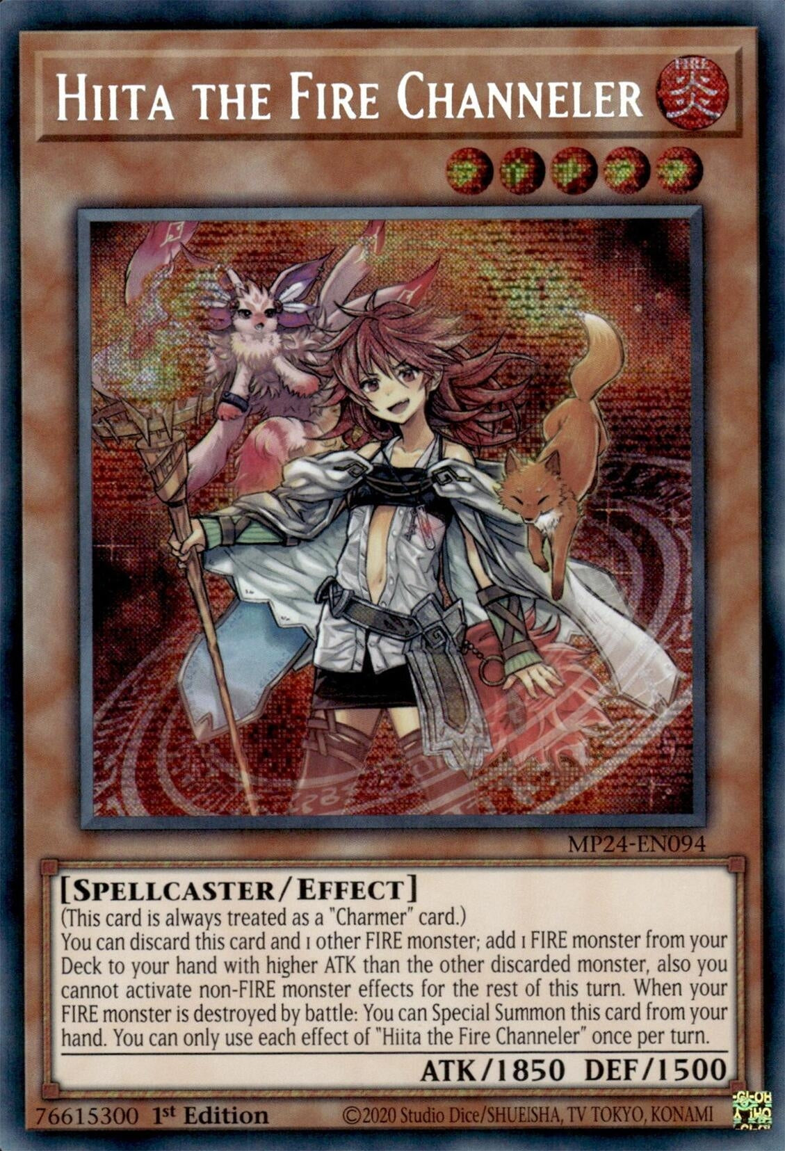 Hiita the Fire Channeler (24094) - YuGiOh Single