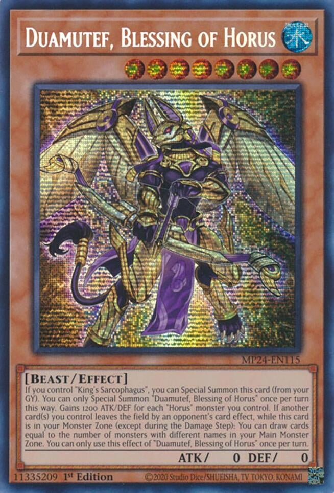 Duamutef Blessing of Horus (24115) - YuGiOh Single