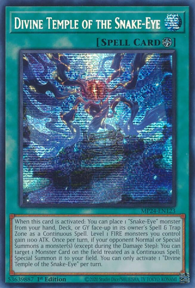 Divine Temple of the Snake-Eye (24123) - YuGiOh Single