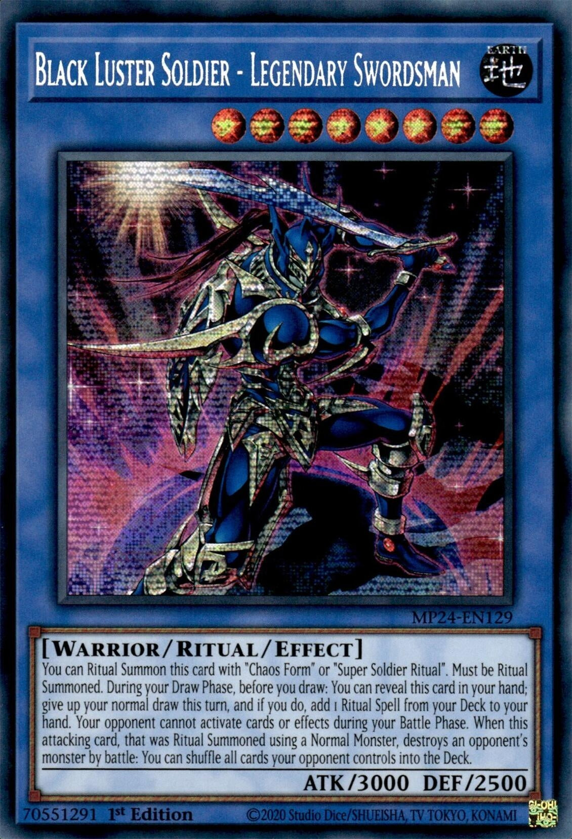 Black Luster Soldier - Legendary Swordsman (24129) - YuGiOh Single