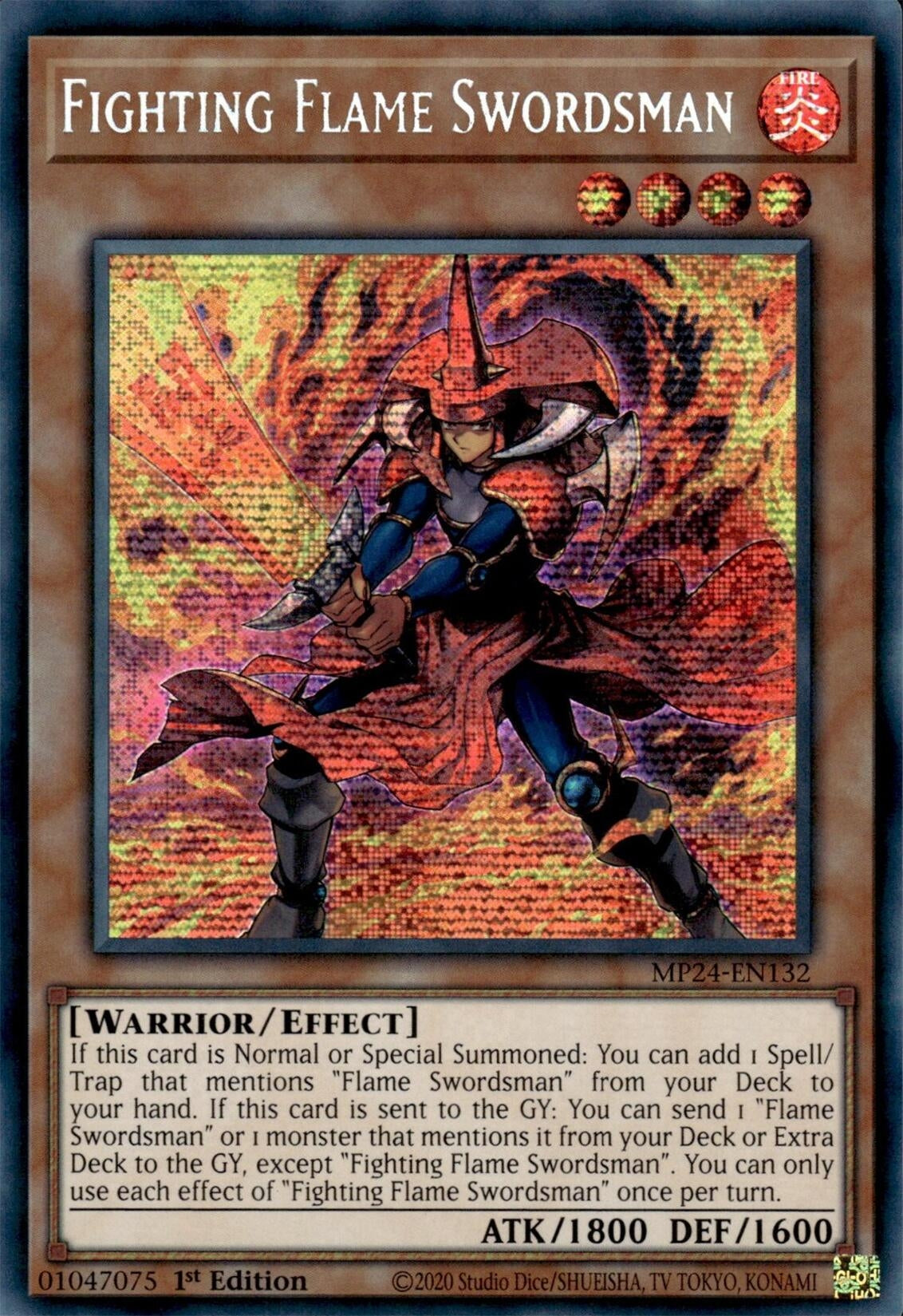 Fighting Flame Swordsman (24132) - YuGiOh Single
