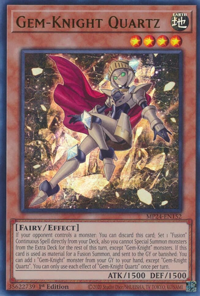 Gem-Knight Quartz (24152) - YuGiOh Single