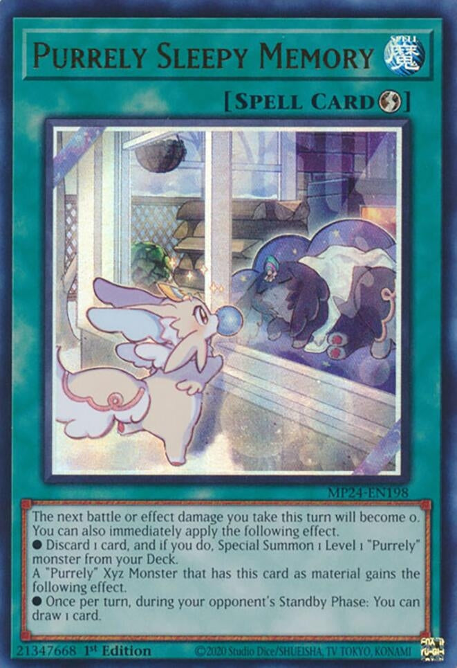 Purrely Sleepy Memory (24198) - YuGiOh Single