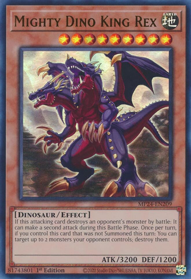 Mighty Dino King Rex (24209) - YuGiOh Single