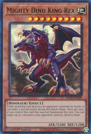 Mighty Dino King Rex (24209) - YuGiOh Single