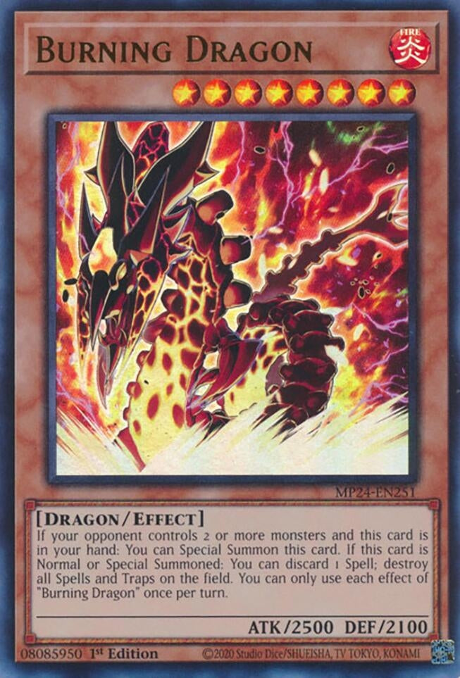Burning Dragon (24251) - YuGiOh Single