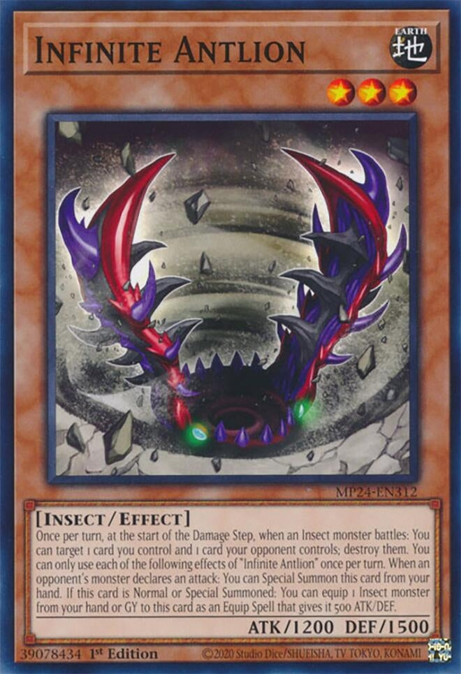 Infinite Antlion (24312) - YuGiOh Single