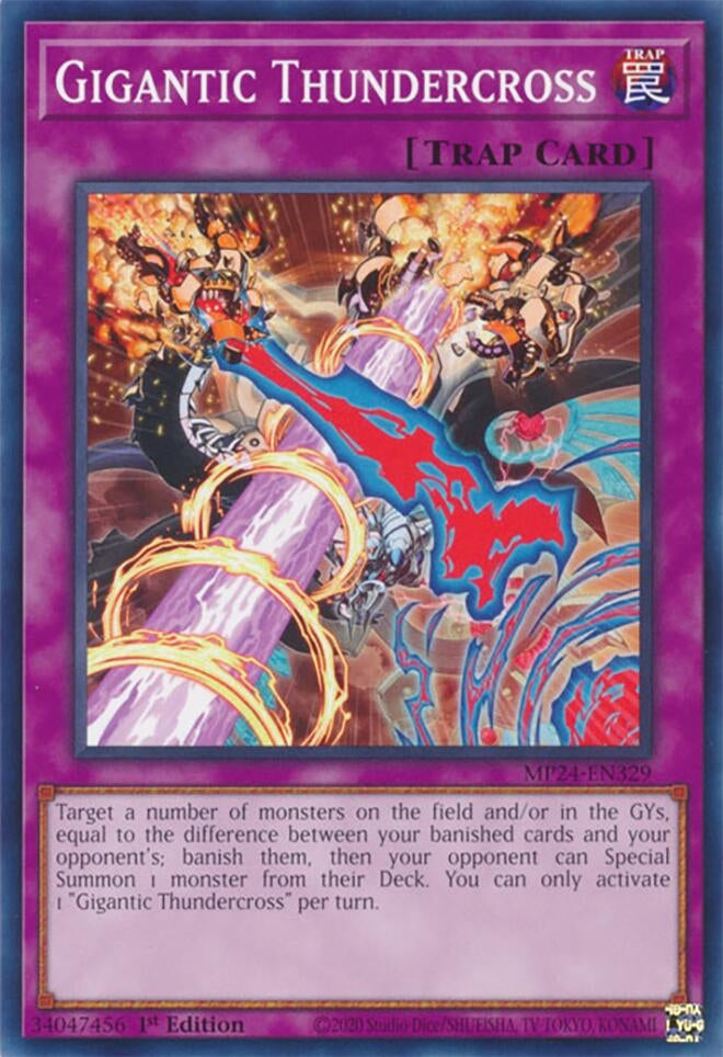 Gigantic Thundercross (24329) - YuGiOh Single