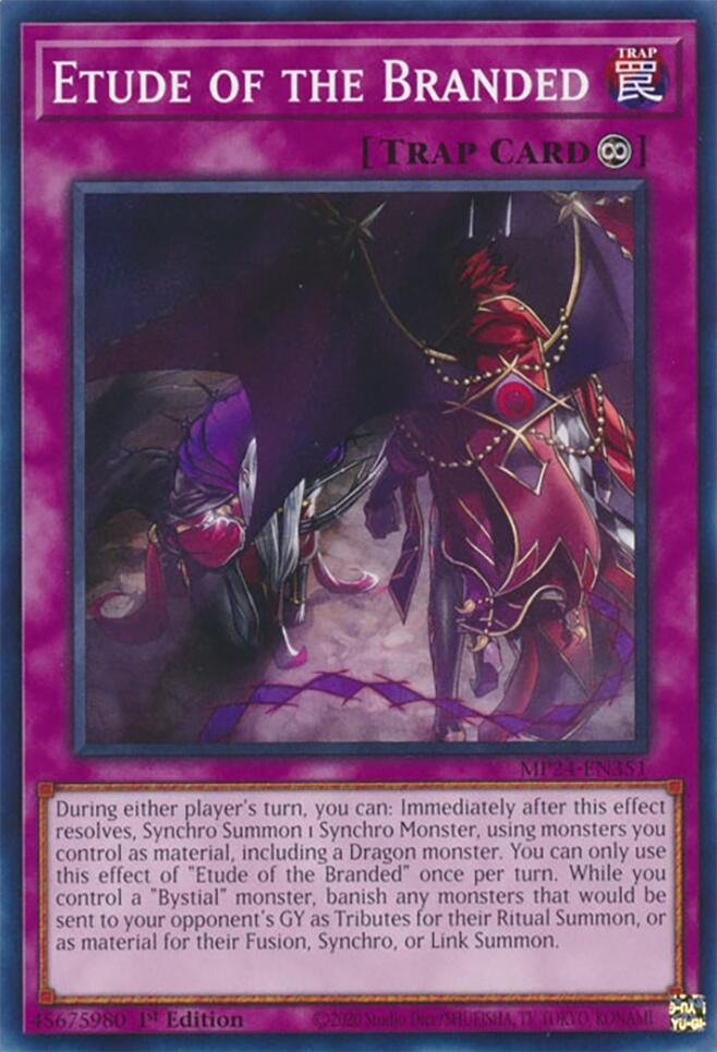 Etude of the Branded (24351) - YuGiOh Single