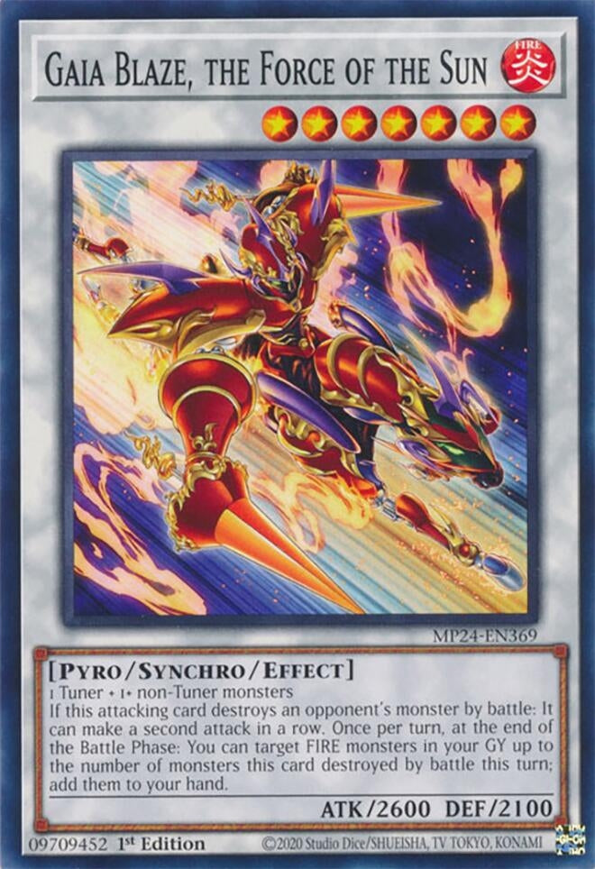 Gaia Blaze the Force of the Sun (24369) - YuGiOh Single