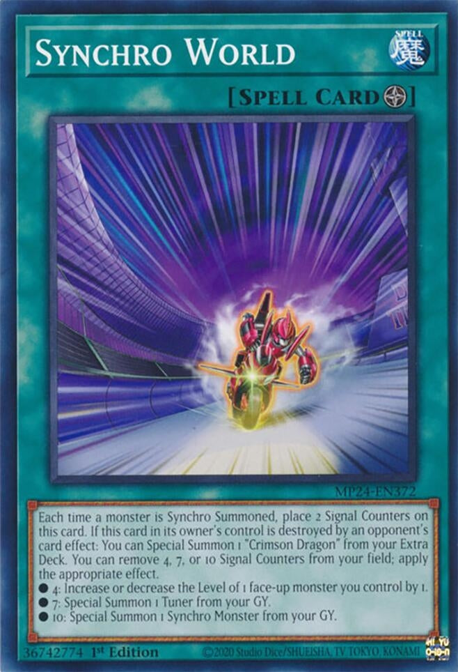 Synchro World (24372) - YuGiOh Single