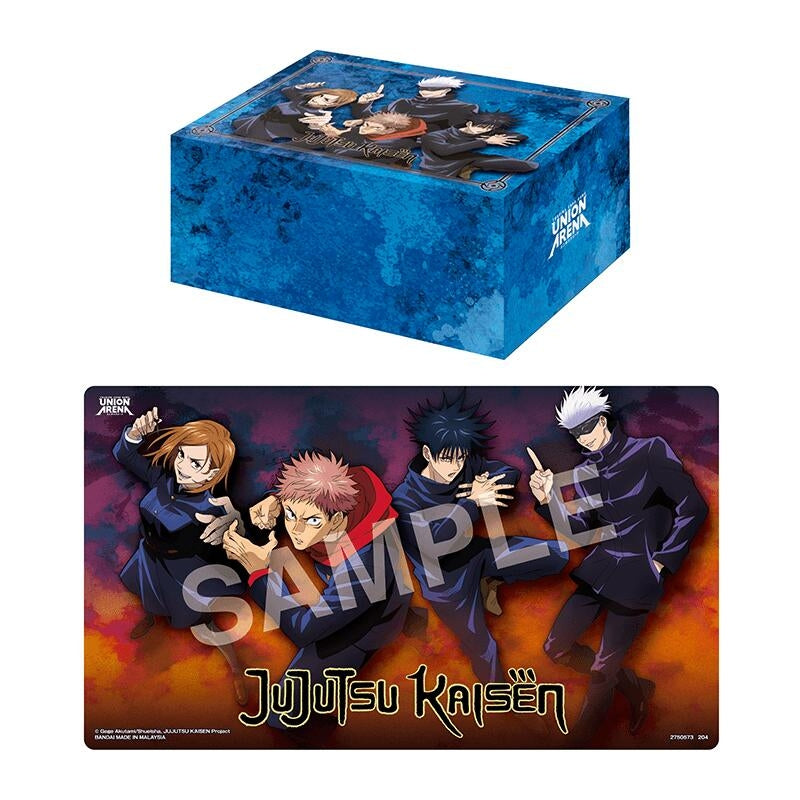 Union Arena Playmat & Half Storage Box Set: Jujutsu Kaisen - Playmats Sealed