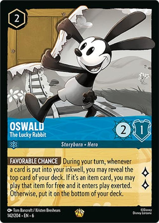 Oswald - The Lucky Rabbit (142) (6) - Disney Lorcana Single