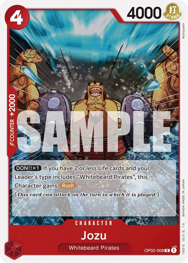 Jozu (2008) (ST-15) - One Piece Card Game Single