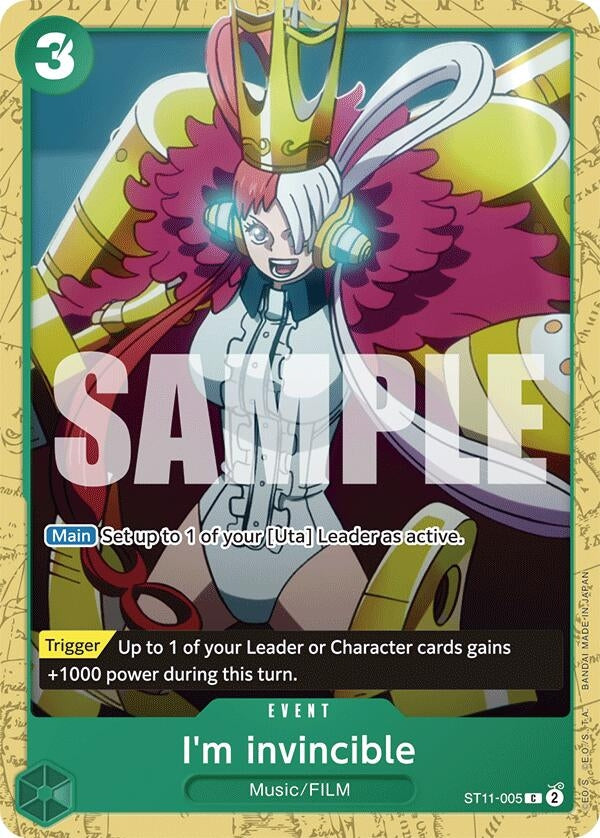 I’m invincible (11005) (ST-16) - One Piece Card Game Single