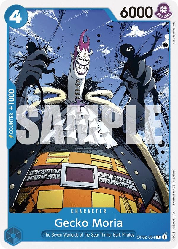 Gecko Moria (OP02-054) (2054) (ST-17) - One Piece Card Game Single