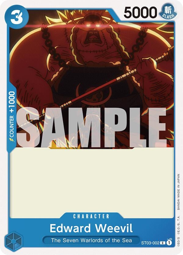 Edward Weevil (3002) (ST-17) - One Piece Card Game Single