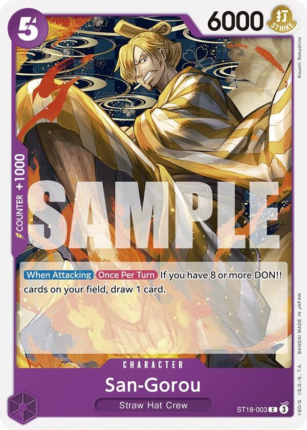 San-Gorou (18003) (ST-18) - One Piece Card Game Single