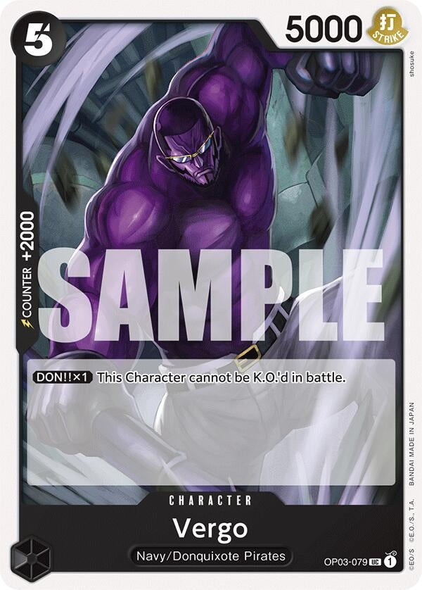 Vergo (3079) (ST-19) - One Piece Card Game Single