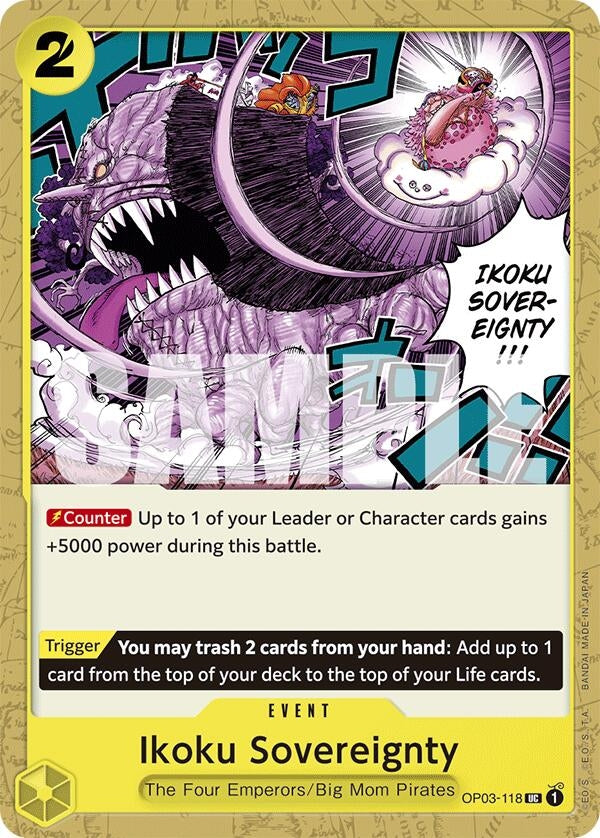 Ikoku Sovereignty (3118) (ST-20) - One Piece Card Game Single