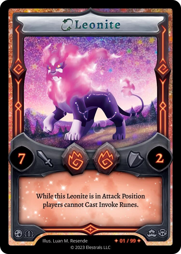 Leonite (Serialized) (99) (BS1) - Elestrals Single