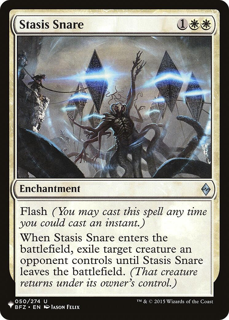 Image for Stasis Snare (050/274) (The List Reprints) - Magic: The Gathering
