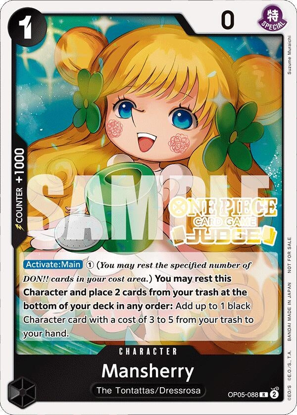 Mansherry (Judge Pack Vol. 4) (5088) (OP-PR) - One Piece Card Game Single