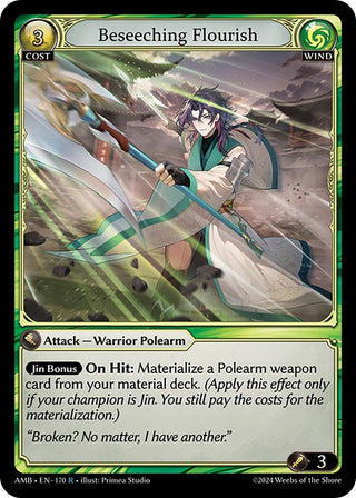 Image for Beseeching Flourish (170) (Mortal Ambition) - Grand Archive TCG