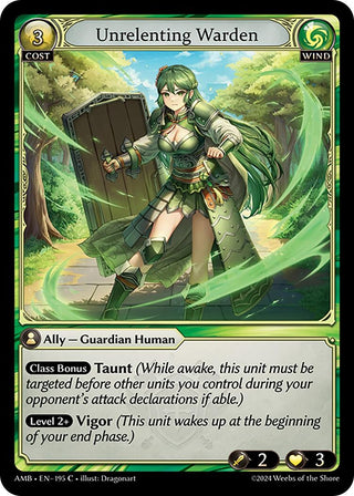 Unrelenting Warden (195) (Mortal Ambition)
