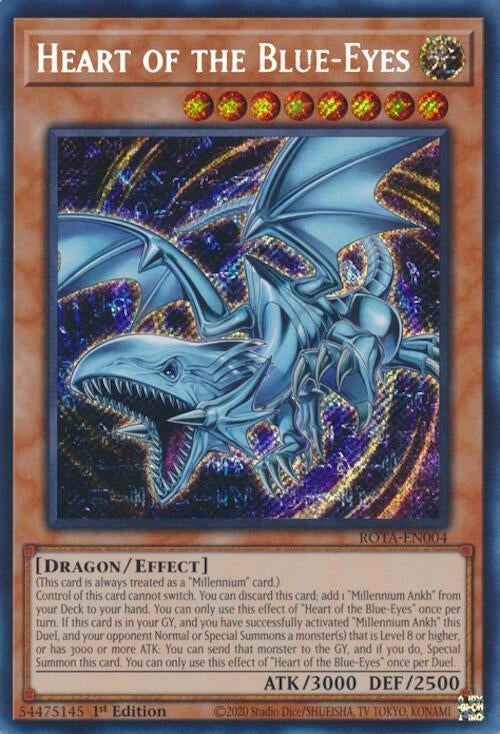 Heart of the Blue-Eyes (4) (ROTA) - YuGiOh Single