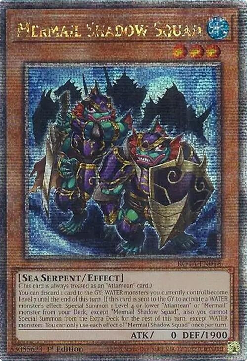 Mermail Shadow Squad (Quarter Century Secret Rare) (18) (ROTA) - YuGiOh Single