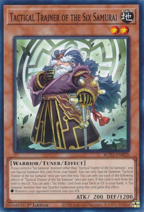 Tactical Trainer of the Six Samurai (20) (ROTA) - YuGiOh Single