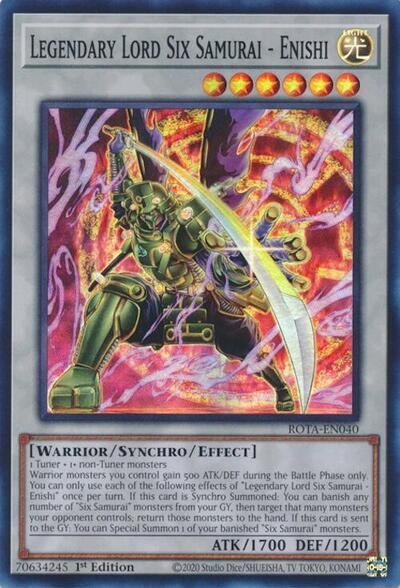 Legendary Lord Six Samurai - Enishi (40) (ROTA) - YuGiOh Single