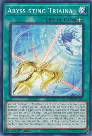 Abyss-sting Triaina (62) (ROTA) - YuGiOh Single