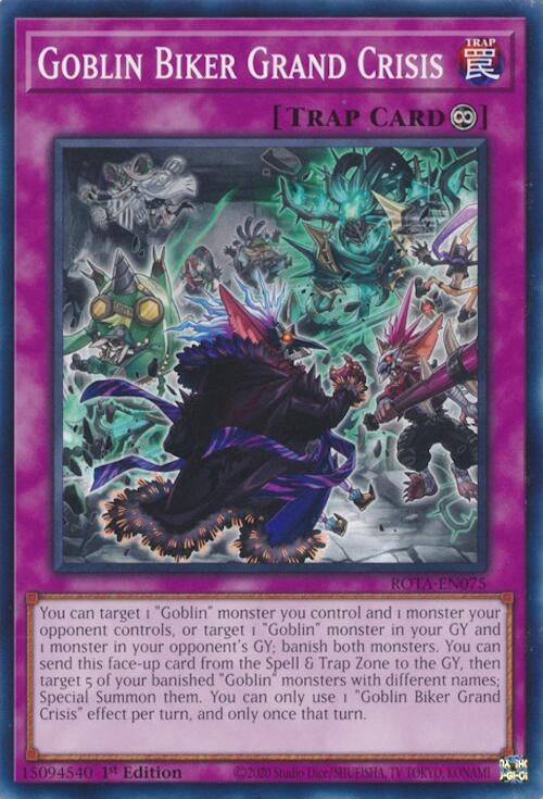 Goblin Biker Grand Crisis (75) (ROTA) - YuGiOh Single