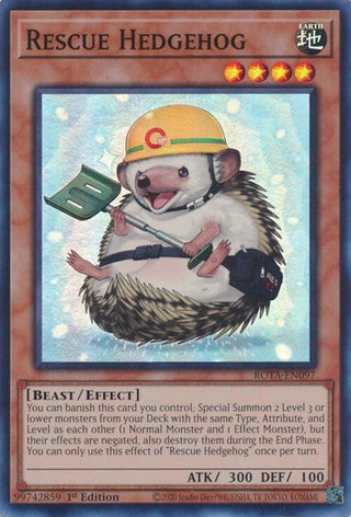 Rescue Hedgehog (97) (ROTA) - YuGiOh Single
