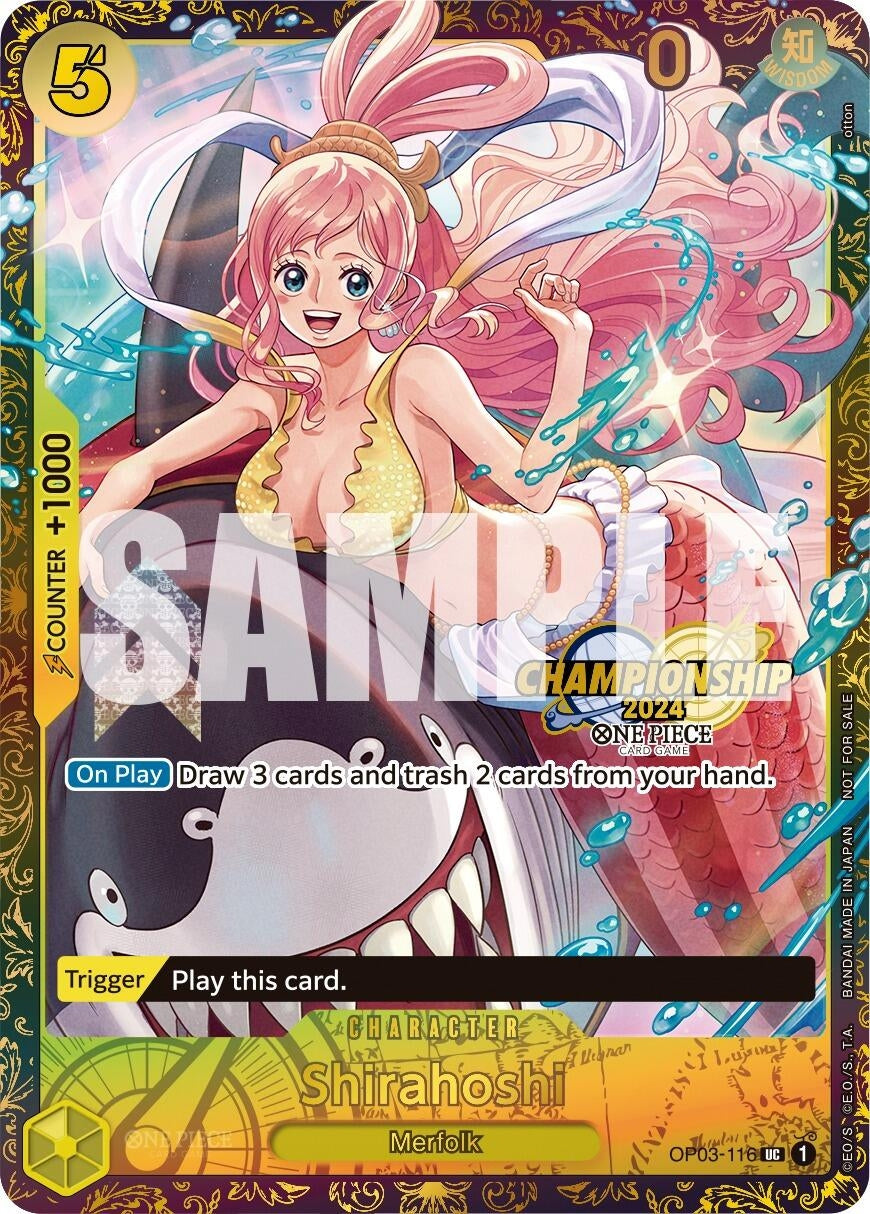 Shirahoshi (October Championship 2024 Online Regional) (3116) (OP-PR) - One Piece Card Game Single
