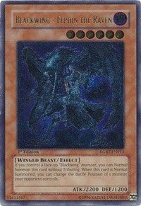 Blackwing - Elphin the Raven (UTR) (13) (RGBT) - YuGiOh Single