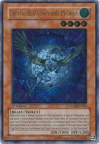 Crystal Beast Sapphire Pegasus (UTR) (7) (FOTB) - YuGiOh Single