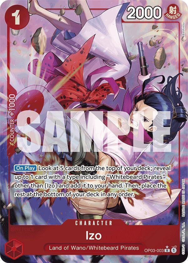 Izo (Alternate Art) (kankurou) (3003) (PRB-01) - One Piece Card Game Single