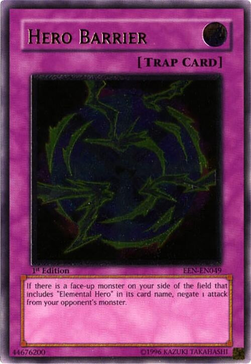 Hero Barrier (UTR) (49) - YuGiOh Single