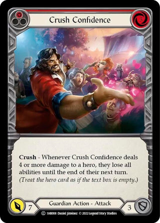 Crush Confidence (Red) (1) - Flesh and Blood TCG Single
