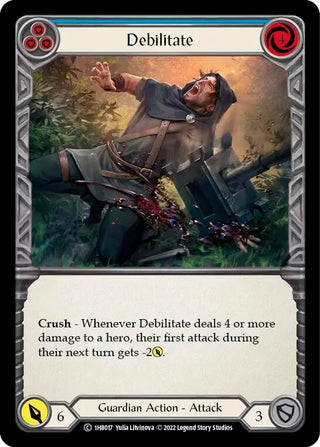 Debilitate (Blue) (1) - Flesh and Blood TCG Single