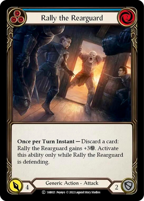 Rally the Rearguard (Blue) (1) - Flesh and Blood TCG Single