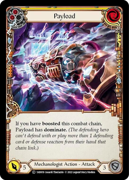 Payload (Yellow) (1) - Flesh and Blood TCG Single