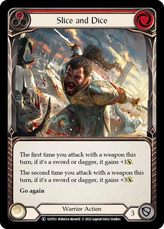 Slice and Dice (Red) (1) - Flesh and Blood TCG Single
