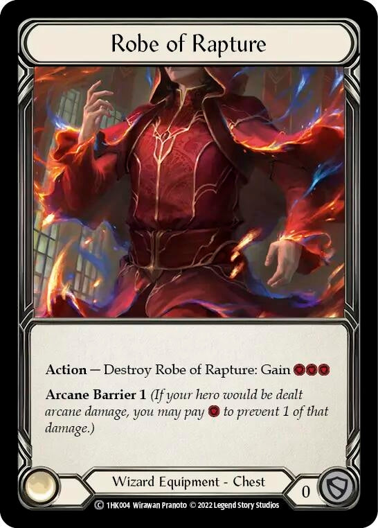 Robe of Rapture (1) - Flesh and Blood TCG Single
